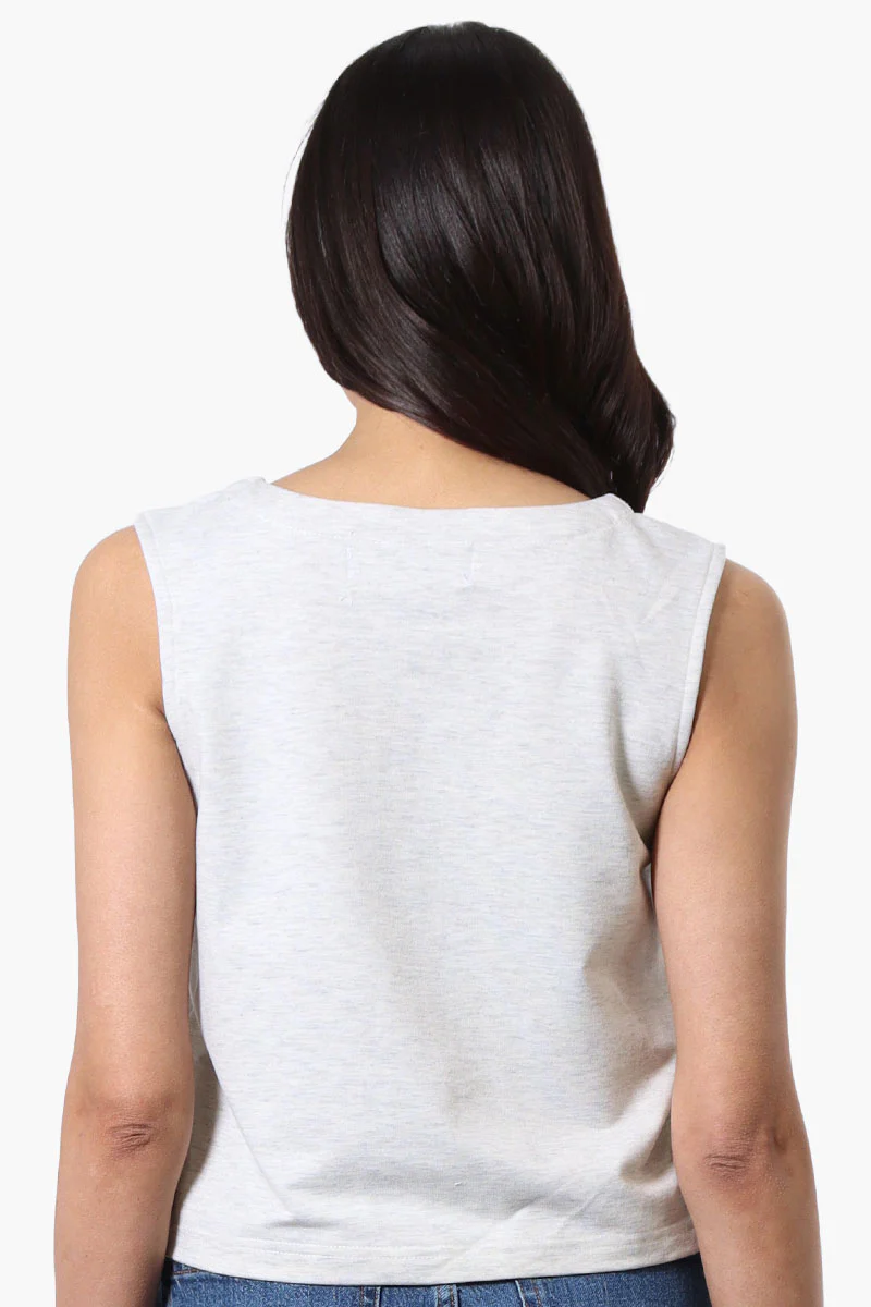 Runaway Bay Sport Button Down V-Waistcoat Vest - Grey - Image 3