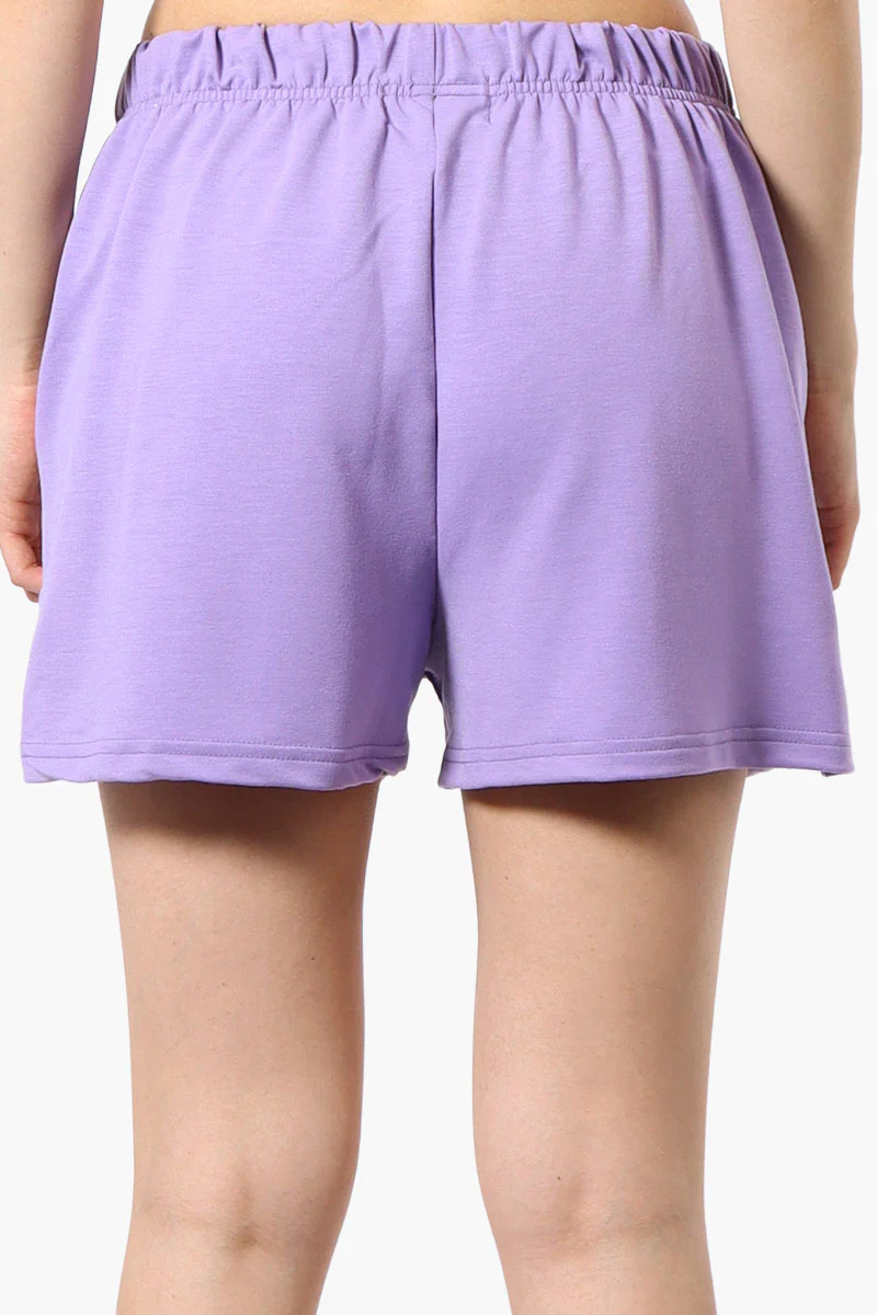 Runaway Bay Sport Basic French Terry Shorts - Lavender - Image 3