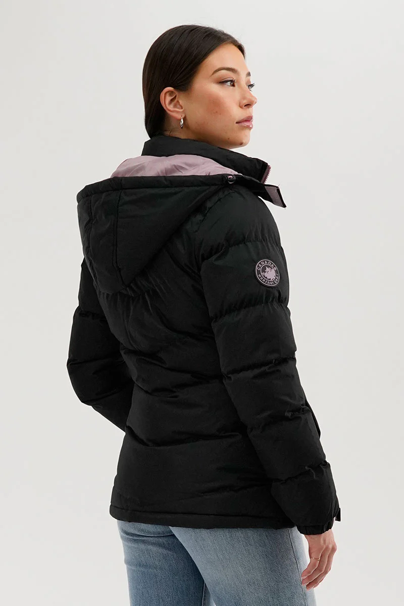 Canada Weather Gear Chevron Bomber Jacket - Black - Image 3