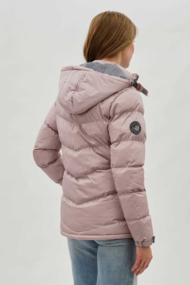 Canada Weather Gear Chevron Bomber Jacket - Pink - Image 3