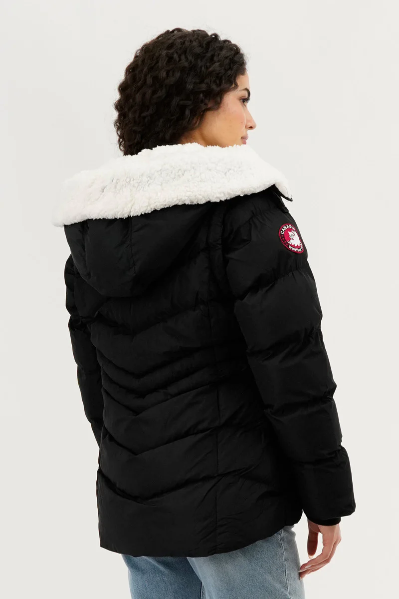 Canada Weather Gear Zip Off Sleeve Bomber Jacket - Black - Image 3