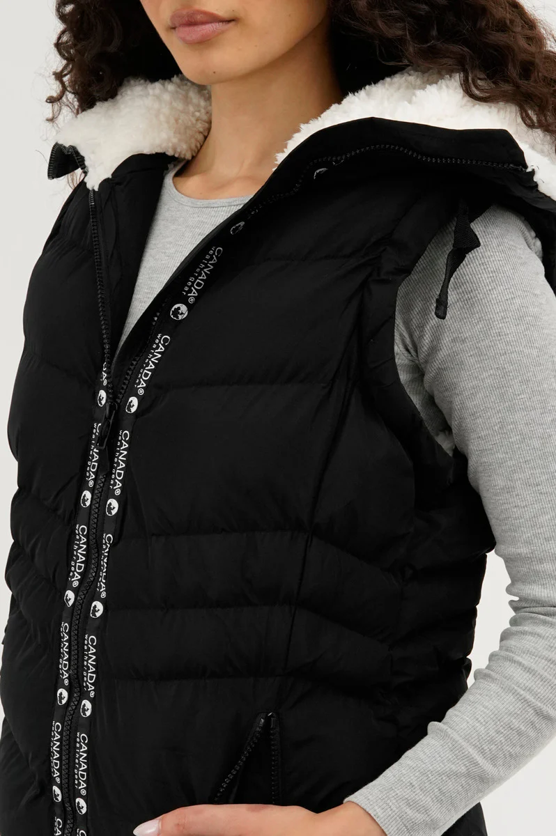 Canada Weather Gear Zip Off Sleeve Bomber Jacket - Black - Image 4