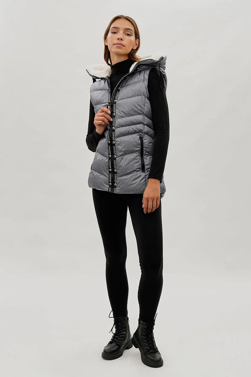 Canada Weather Gear Zip Off Sleeve Bomber Jacket - Grey - Image 5