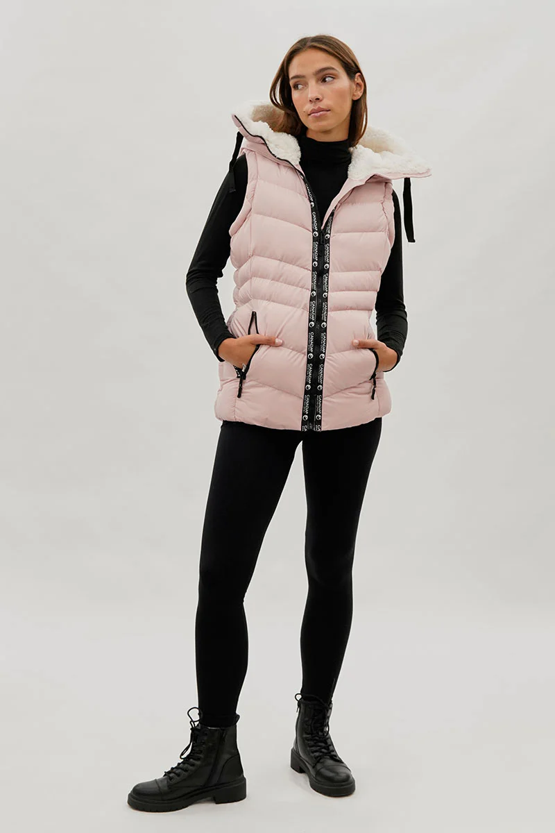 Canada Weather Gear Zip Off Sleeve Bomber Jacket - Pink - Image 5