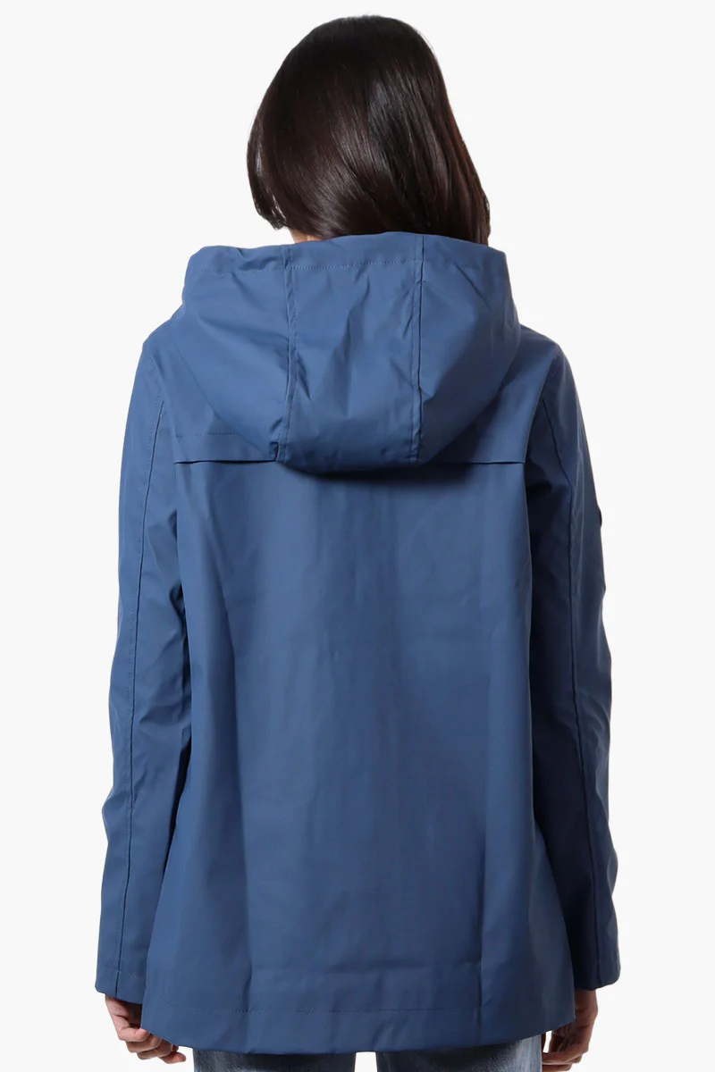 Canada Weather Gear Hooded Soft Shell Lightweight Jacket - Navy - Image 3