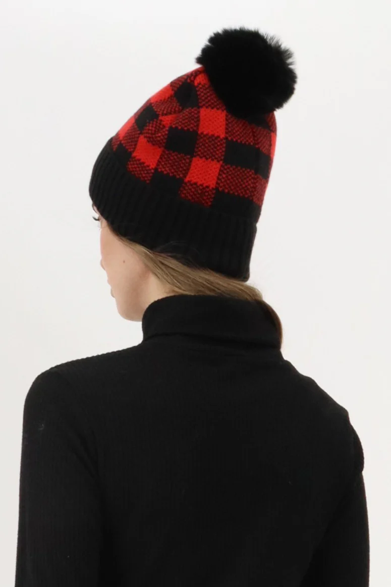 Canada Weather Gear Gloves and Pom Pom Hat - Red - Image 3