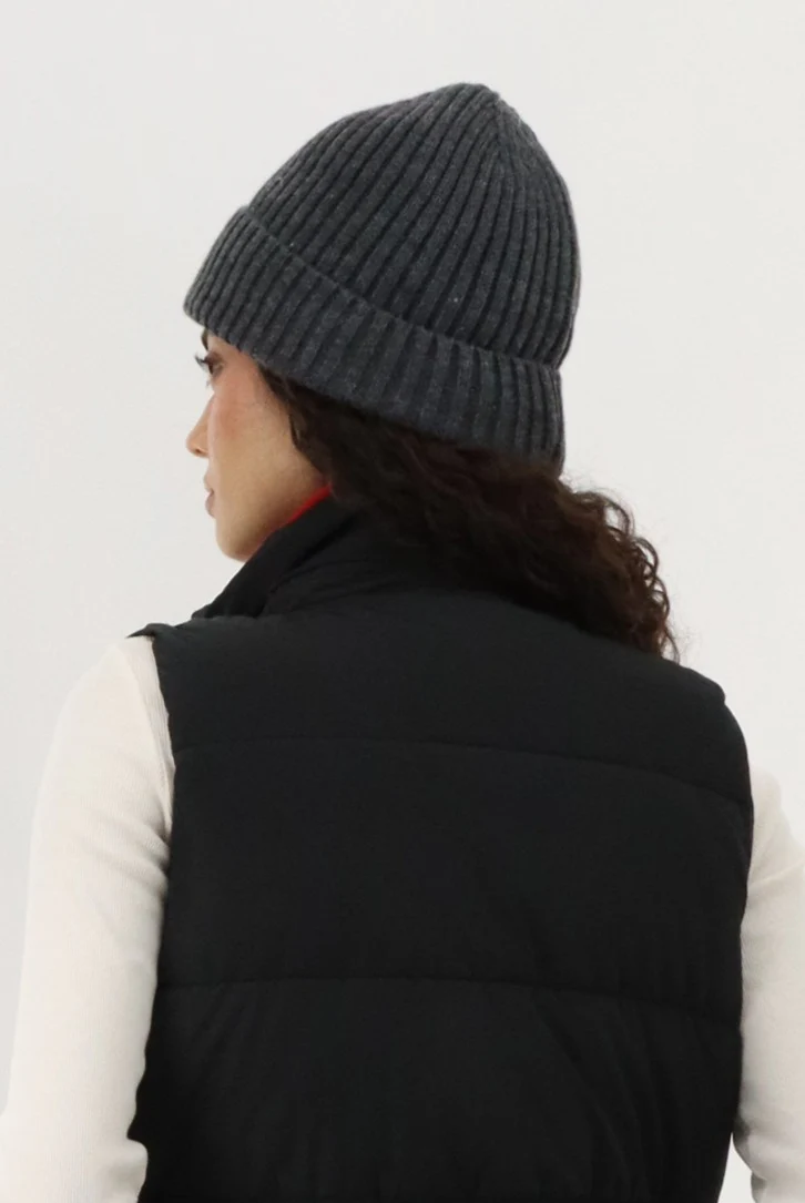 Canada Weather Gear Gloves and Ribbed Knit Hat - Grey - Image 3