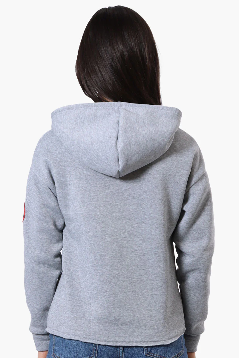 Fahrenheit Solid Basic Hoodie - Grey - Image 3