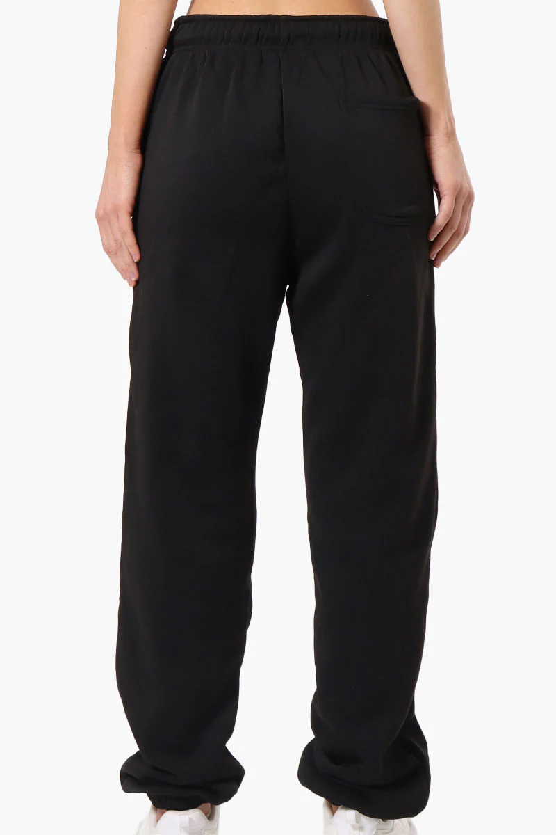 Fahrenheit London Print Fleece Joggers - Black - Image 3
