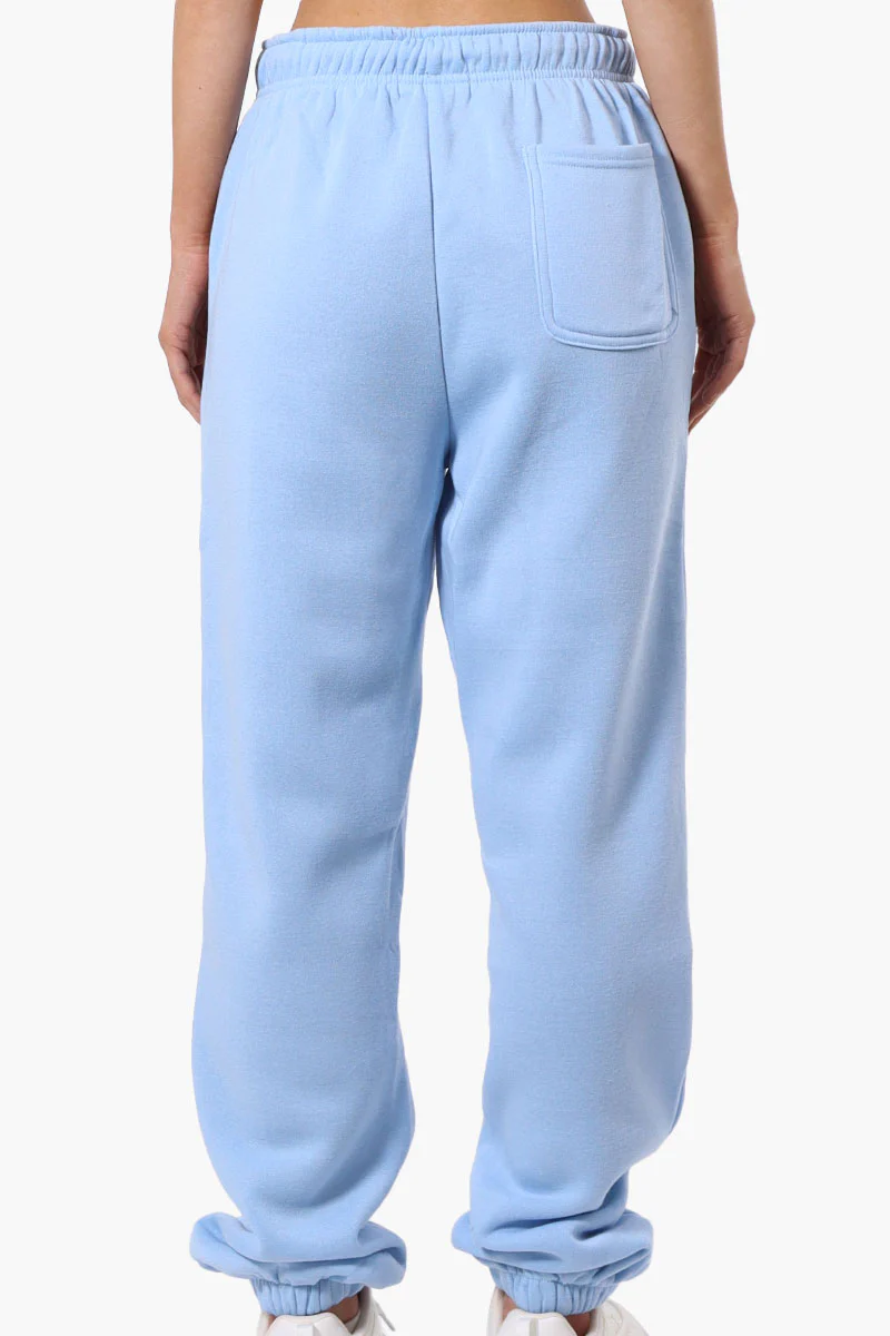 Fahrenheit London Print Fleece Joggers - Blue - Image 3