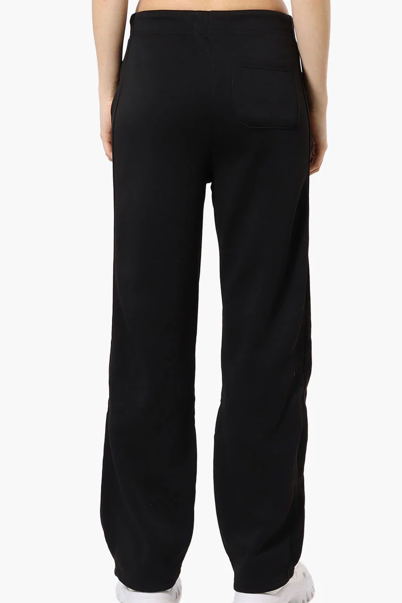 Fahrenheit Whistler Print Fleece Sweatpants - Black - Image 3